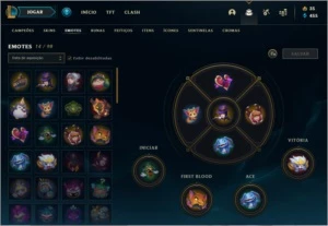 Conta League of Legends Unranked level44+4 skins habilitadas LOL