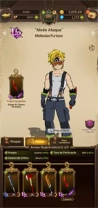 Nanatsu Taizai 7ds - Meliodas Full Skin - Outros