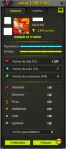 Iop Dofus nível 200 (full scroll)  Servidor Spiritia!