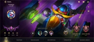 Conta Grão mestre league of legenda: Wild rift - League of Legends: Wild Rift LOL WR