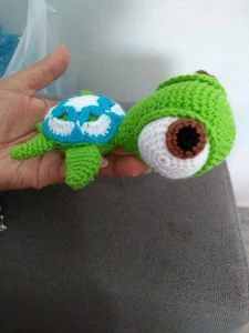 Mini Tartaruga Amigurumi - Artesanato e Personalizados