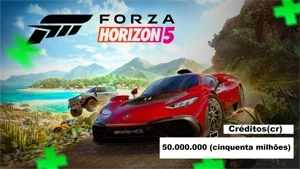 50.000.000 (cinquenta milhôes) de créditos Forza horizon 5 - Xbox