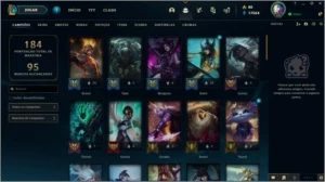 CONTA PLATINA I SEASON PASSADA LVL 123 - League of Legends LOL