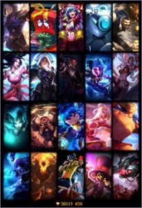 CONTA PLATINA I SEASON PASSADA LVL 123 - League of Legends LOL