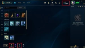 CONTA PLATINA I SEASON PASSADA LVL 123 - League of Legends LOL