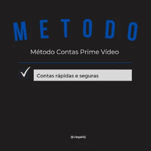 Método Prime Vídeo - Assinaturas e Premium