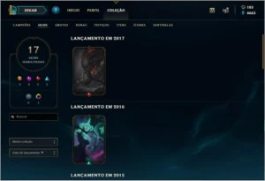 Conta League Of Legends Ouro 3 LOL