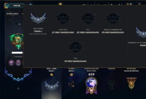 Prata 1 com TODOS os Champs e 311 Skins ( ADC / JG ) - League of Legends LOL