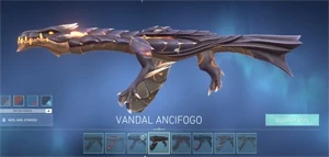 conta vava muitas skins de vandal e phantom - Valorant