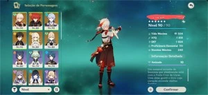 conta de genshin com ayato, kazuha, zhongli, Yelan, jean etc - Genshin Impact