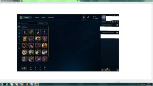 CONTA LEAGUE OF LEGENDS OURO 3 COM VARIAS SKINS E ICONES LOL