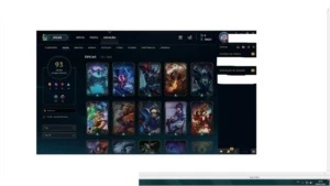 CONTA LEAGUE OF LEGENDS OURO 3 COM VARIAS SKINS E ICONES LOL