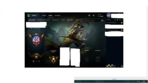 CONTA LEAGUE OF LEGENDS OURO 3 COM VARIAS SKINS E ICONES LOL