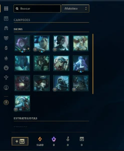 Smurf Elise super galáctica - Email não confirmado - League of Legends LOL
