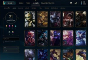 Conta Prata III TFT II - League of Legends LOL
