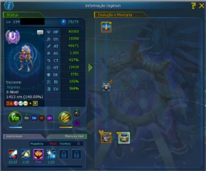 Conta com 3 rank U ladmo servidor alphamon - Digimon Masters Online