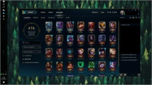 Conta League of Legends Ouro; 46 skins, 137 champ, 8 runepag LOL