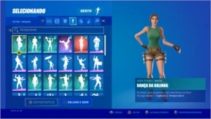 CONTA DE FORTNITE TRYHARD COM 90 SKINS+,EMOTES E PICARETAS