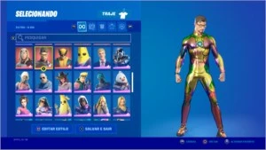 CONTA DE FORTNITE TRYHARD COM 90 SKINS+,EMOTES E PICARETAS