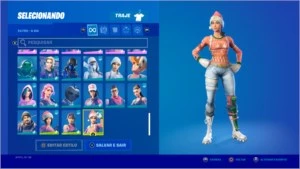 CONTA DE FORTNITE TRYHARD COM 90 SKINS+,EMOTES E PICARETAS