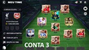 Conta 3 Fifa Ger 114 + Thiago Silva 117