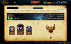 CONTA GOLD 2 SEASON 6 - League of Legends LOL