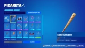 conta fortnite com poucas skins