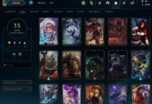 LOL conta 35 skils Gold IV - League of Legends