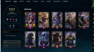 Conta de lol + valorant (280 skins lol + vandal e burterfly) - League of Legends