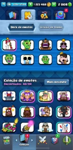 Clash royale, 1.2 milhões de gold e 2k gemas, 5600 troféus