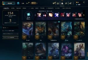 Unranked com 80 Champs e 22 Skins ( ADC / JG ) - League of Legends LOL