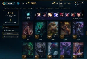 Unranked com 80 Champs e 22 Skins ( ADC / JG ) - League of Legends LOL