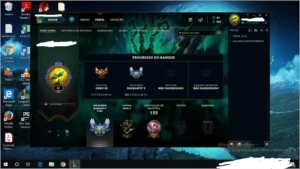Conta LOL D% Main Supp TOP - League of Legends