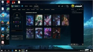 Conta LOL D% Main Supp TOP - League of Legends