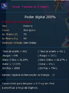 Conta Ladmo Server Lucemon - Digimon Masters Online