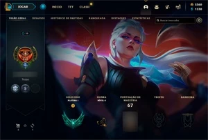 Conta smurf com 67% win - League of Legends LOL