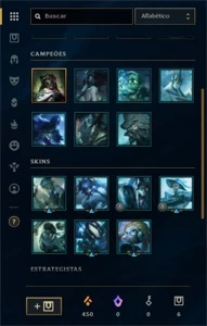 Conta smurf com 67% win - League of Legends LOL