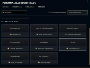 Conta smurf com 67% win - League of Legends LOL