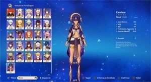 GENSHIN IMPACT AR 52 COM AYATO, CHILDE, JEAN, DILUCE E QIQI