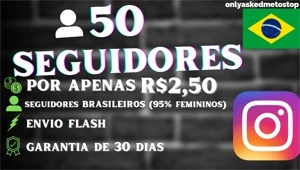 SEGUIDORES E CURTIDAS FEMININAS, BRASILEIRAS E REAIS - INSTA - Redes Sociais