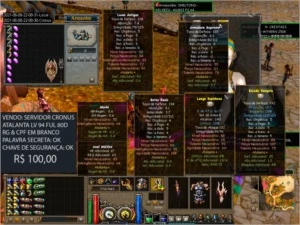 CONTA PRISTON - CRONUS ATA LV 94 FUL 80D - Priston Tale