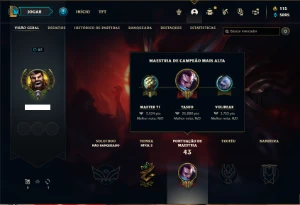 Conta Nivel 27 Com 27 Champs e 6 Skins - League of Legends LOL
