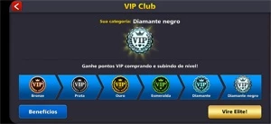 CONTA 8 BALL POOL(VIP DIAMANTE NEGRO)