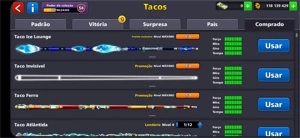 CONTA 8 BALL POOL(VIP DIAMANTE NEGRO)