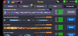 CONTA 8 BALL POOL(VIP DIAMANTE NEGRO)