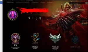 Conta LoL prata boa pra smurf com email de criação - League of Legends