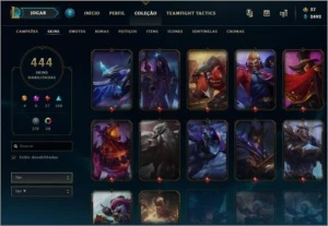 Conta League of Legends  - 444 Skins - Todos os Champs LOL