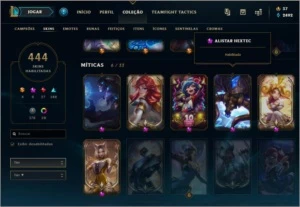 Conta League of Legends  - 444 Skins - Todos os Champs LOL