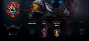 Conta League of Legends  - 444 Skins - Todos os Champs LOL