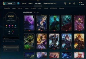 Conta League of Legends  - 444 Skins - Todos os Champs LOL